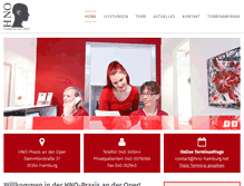 Tablet Screenshot of hno-hamburg.net